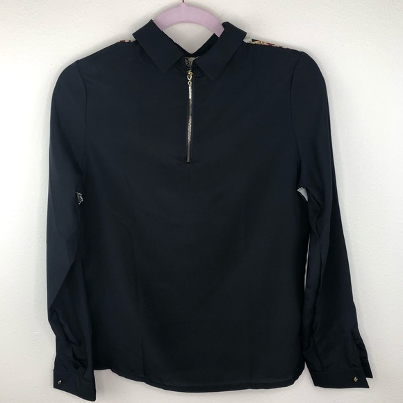 Rilversilt -Print Blouse - Size 4 - Picture 2 of 2